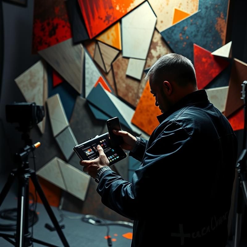 constructivist style AI art