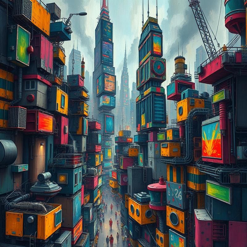 expressionism style AI art