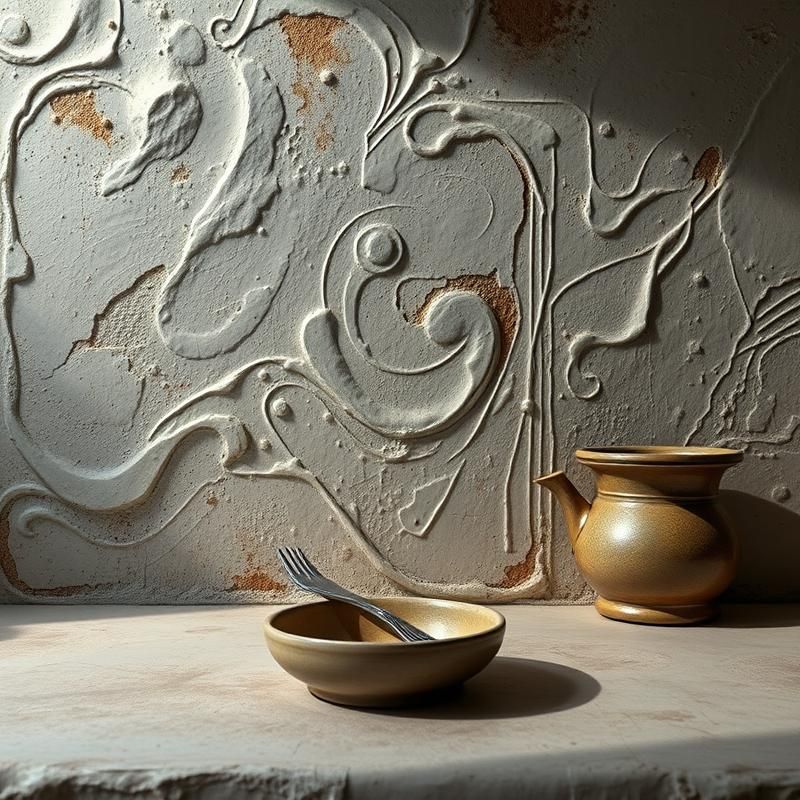 trompe l'oeil style AI art