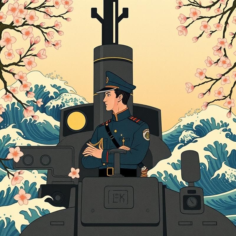 ukiyo-e style AI art