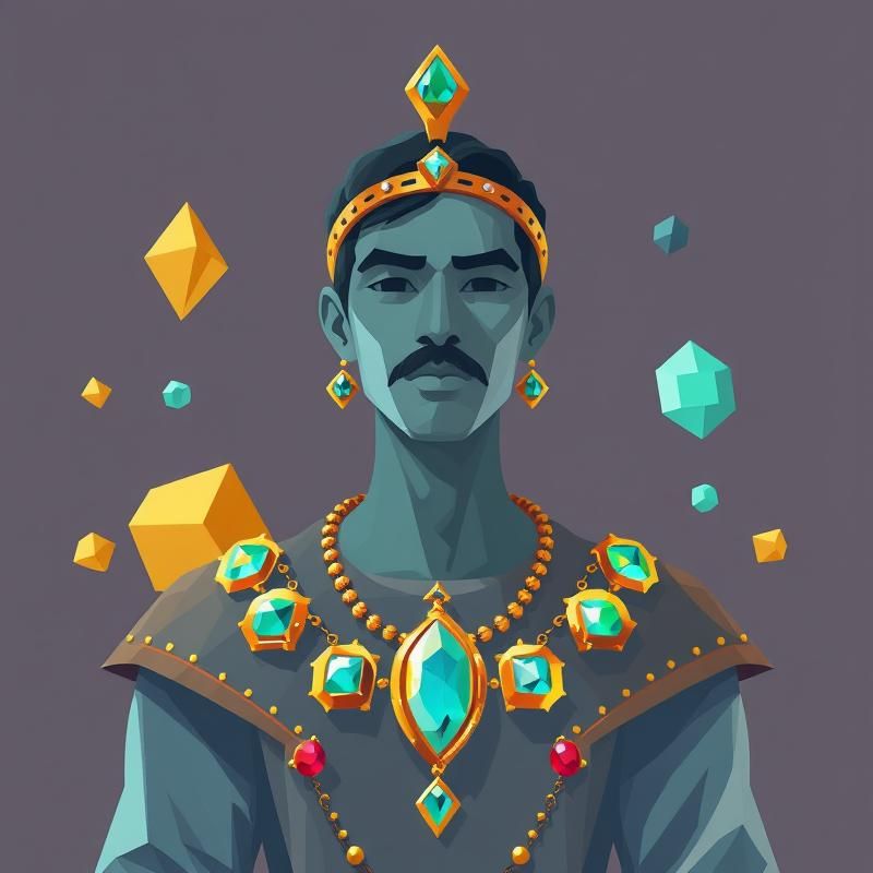 low poly style AI art