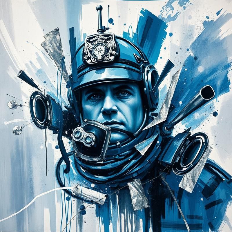 abstract expressionism style AI art