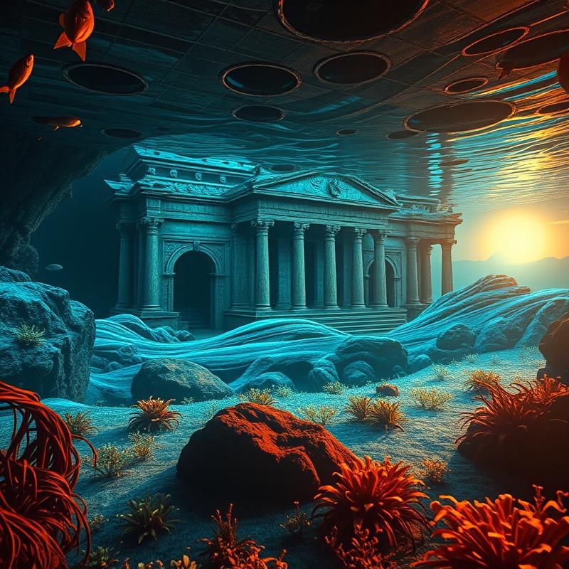 holographic style AI art