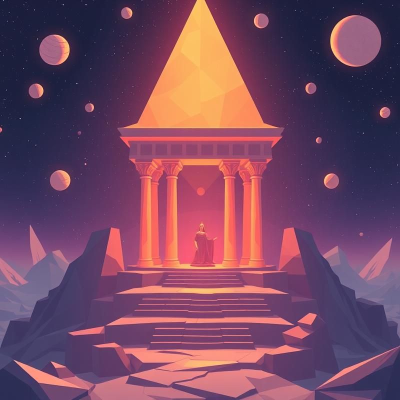low poly style AI art