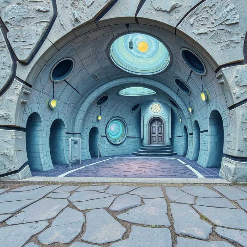 chalk art style AI art