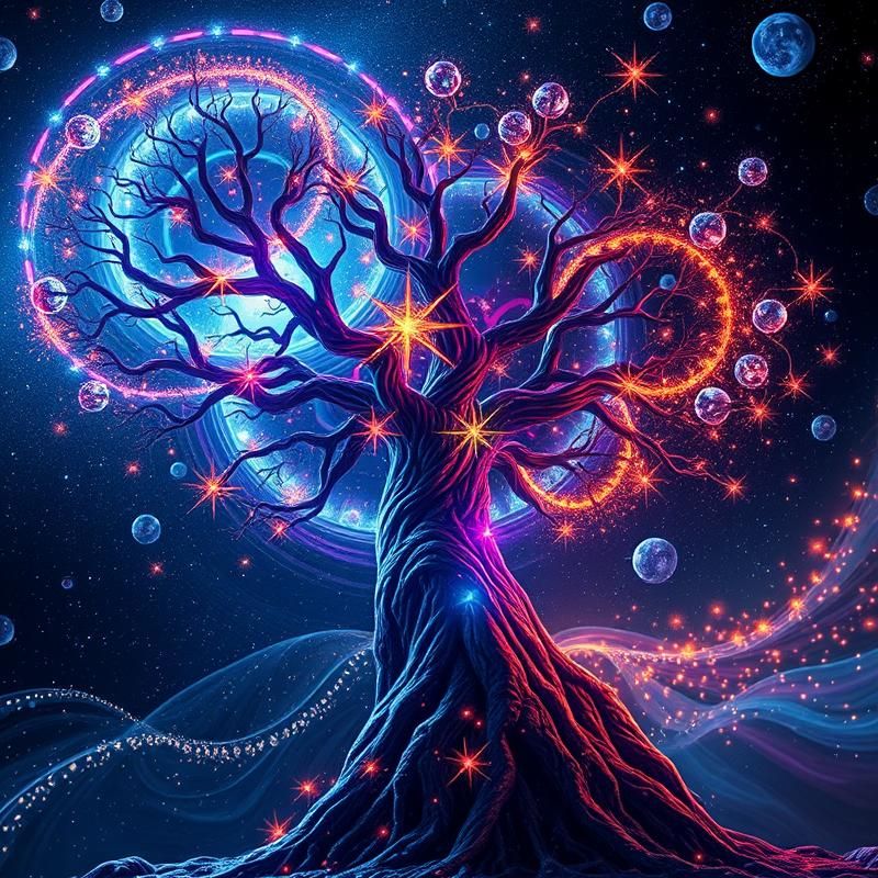 kinetic art style AI art