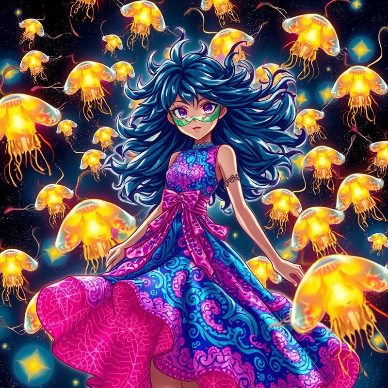 anime style AI art