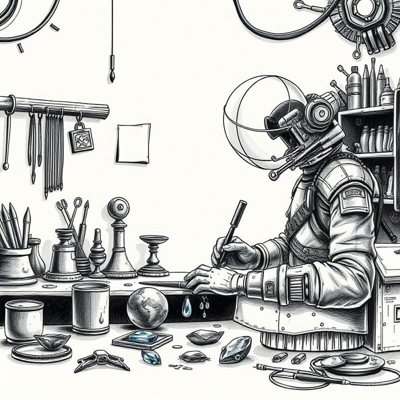 ink drawing style AI art