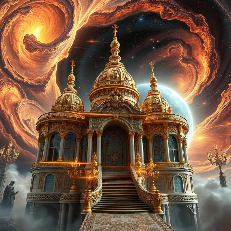 baroque style AI art