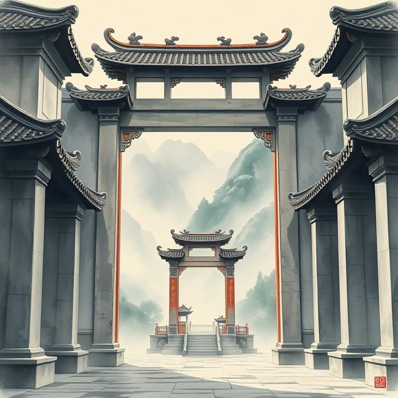 chinese painting style AI art