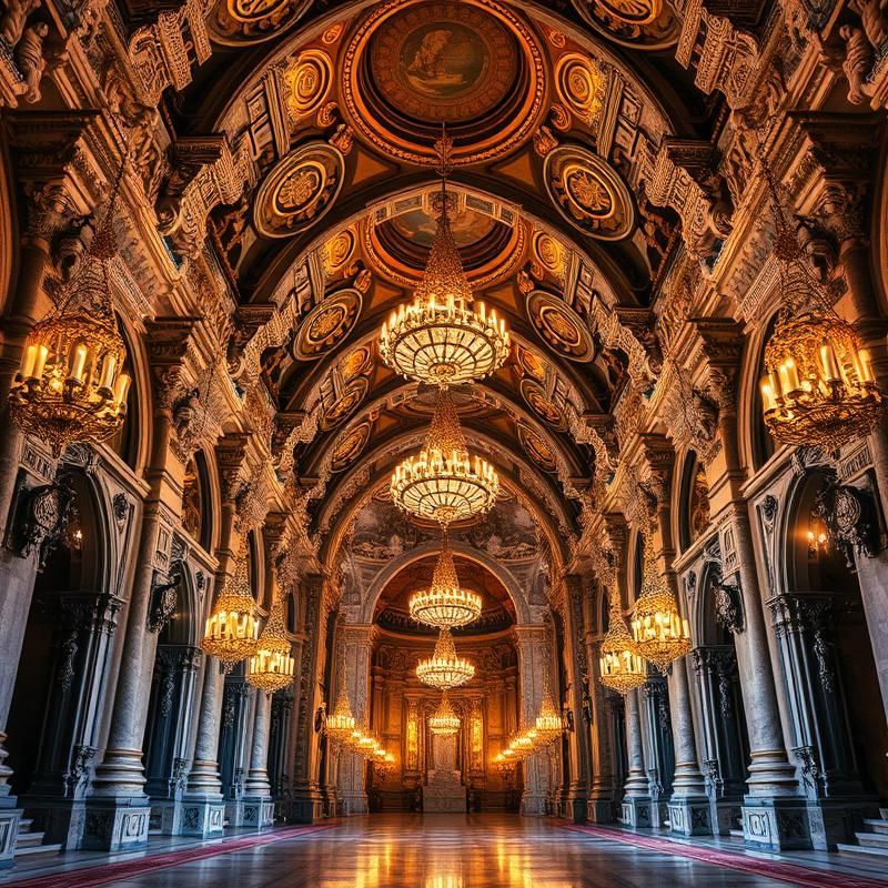 baroque style AI art
