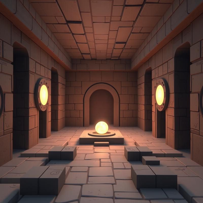 low poly style AI art