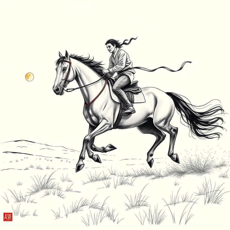 ink drawing style AI art