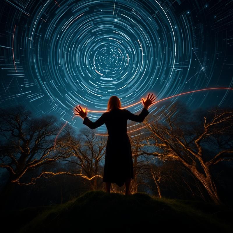 light painting style AI art