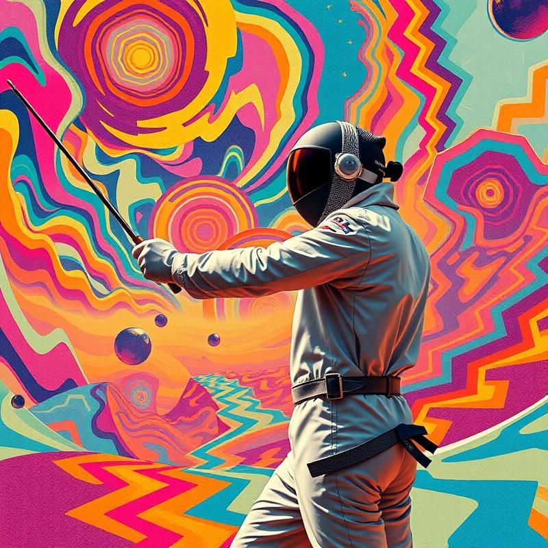 memphis design style AI art