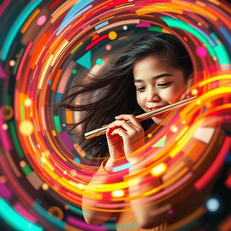 kinetic art style AI art
