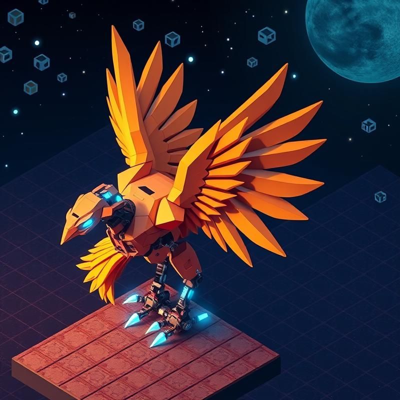 isometric style AI art