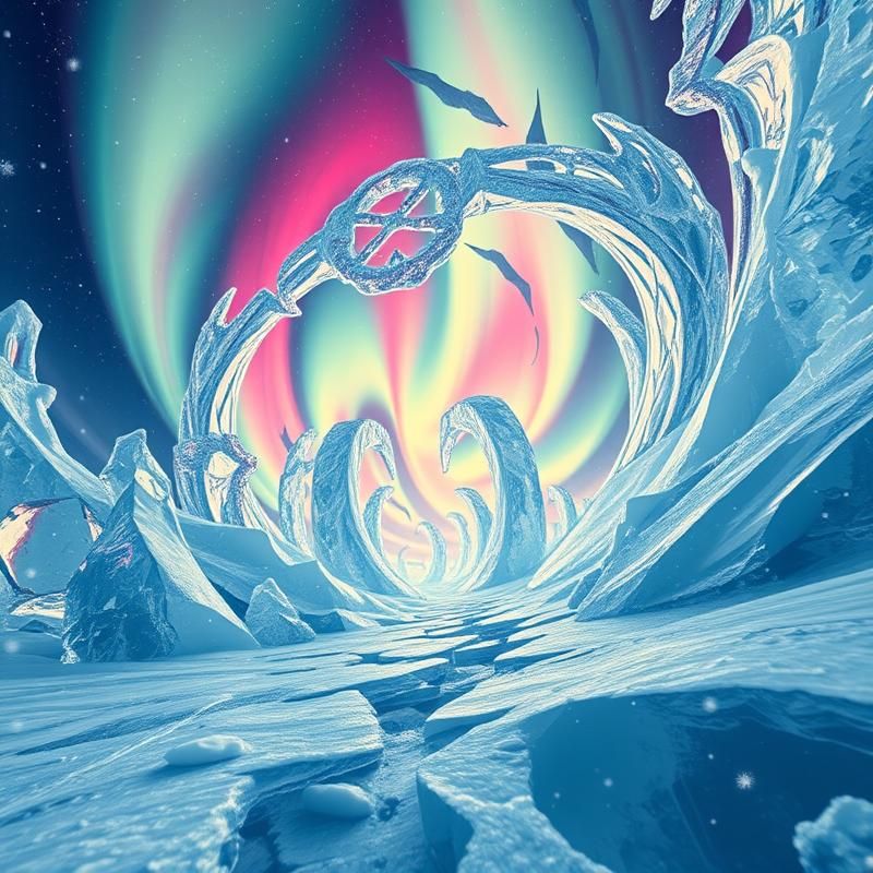 abstract style AI art