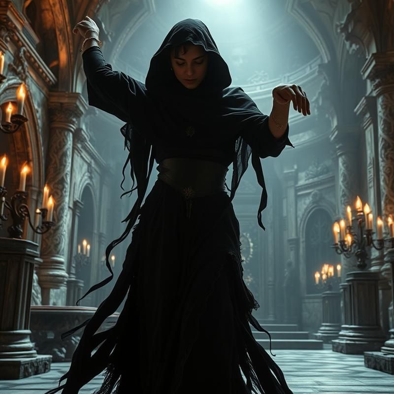 gothic style AI art