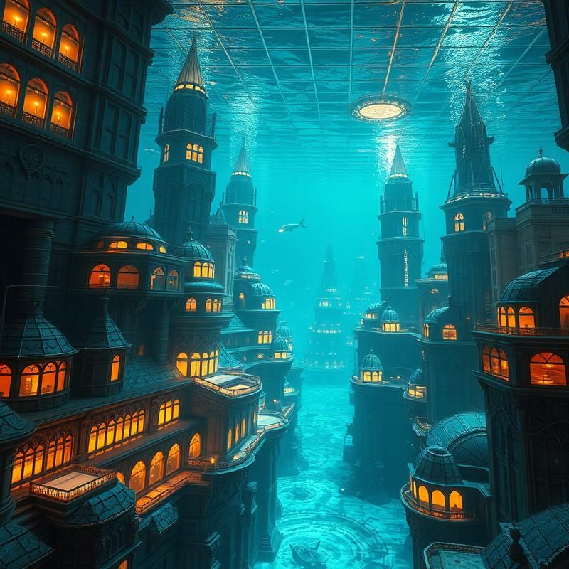 3D rendering style AI art