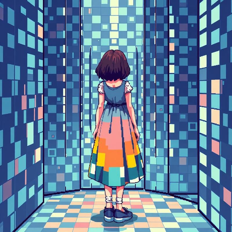 pixel art style AI art