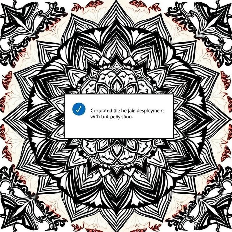 mandala style AI art