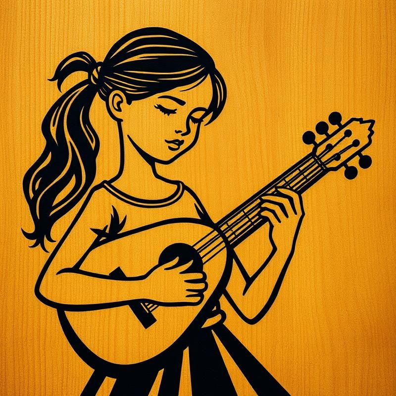 woodcut style AI art