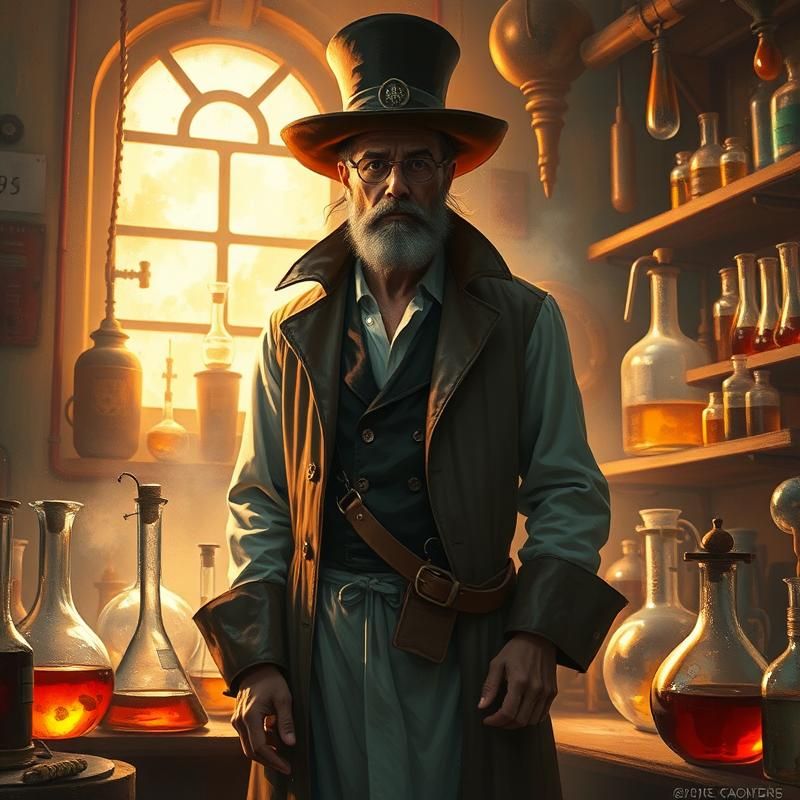 oil painting style AI art
