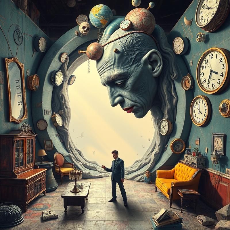 surrealism style AI art