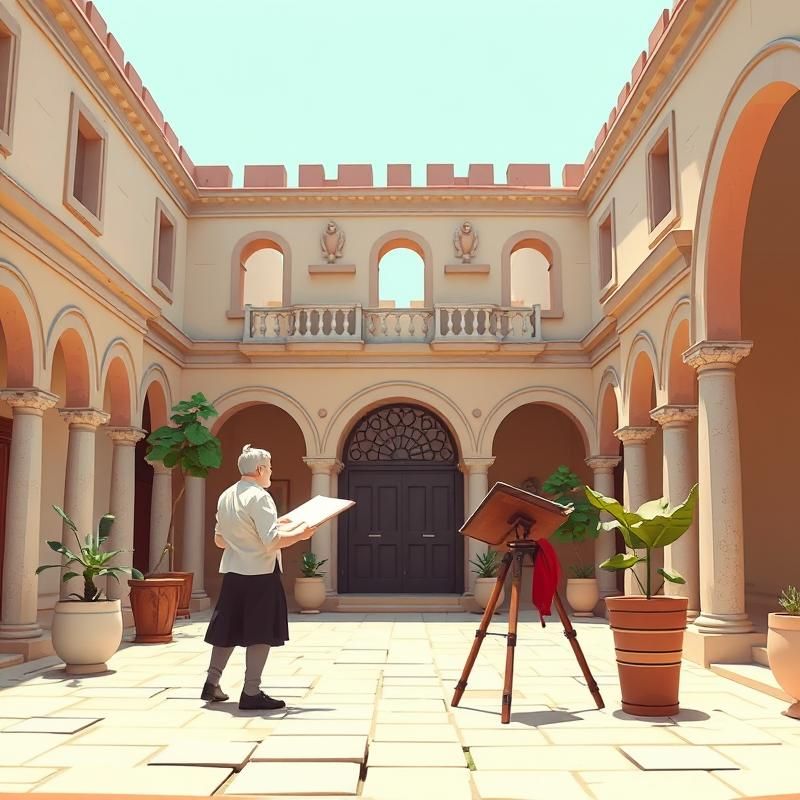 low poly style AI art