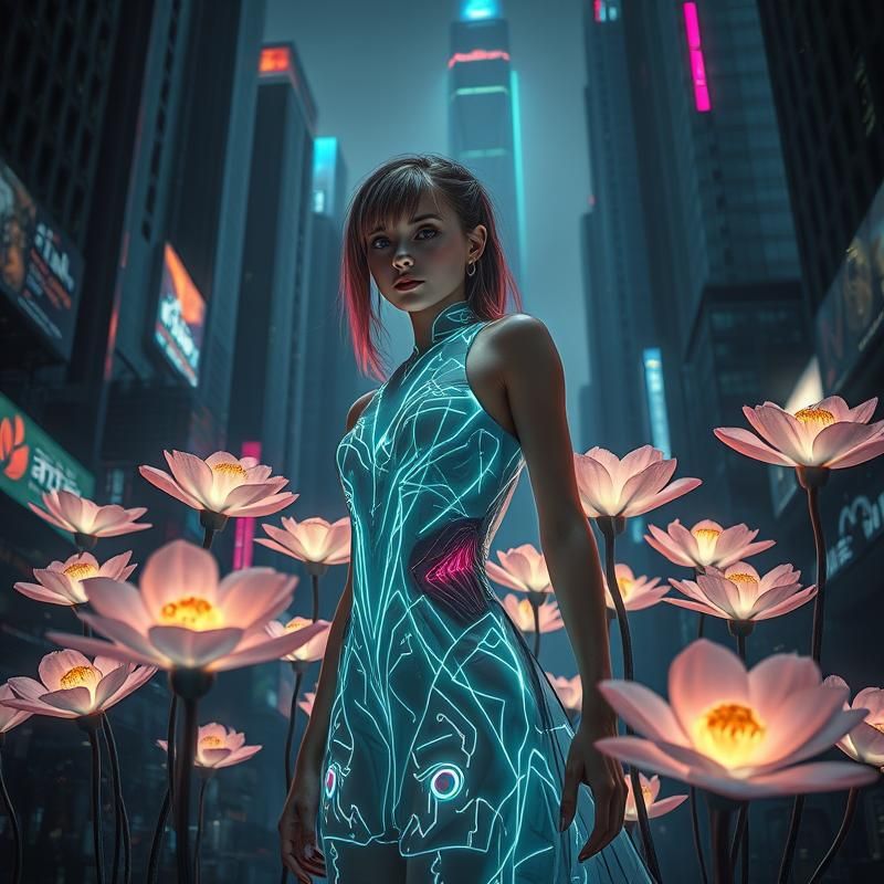 cyberpunk style AI art