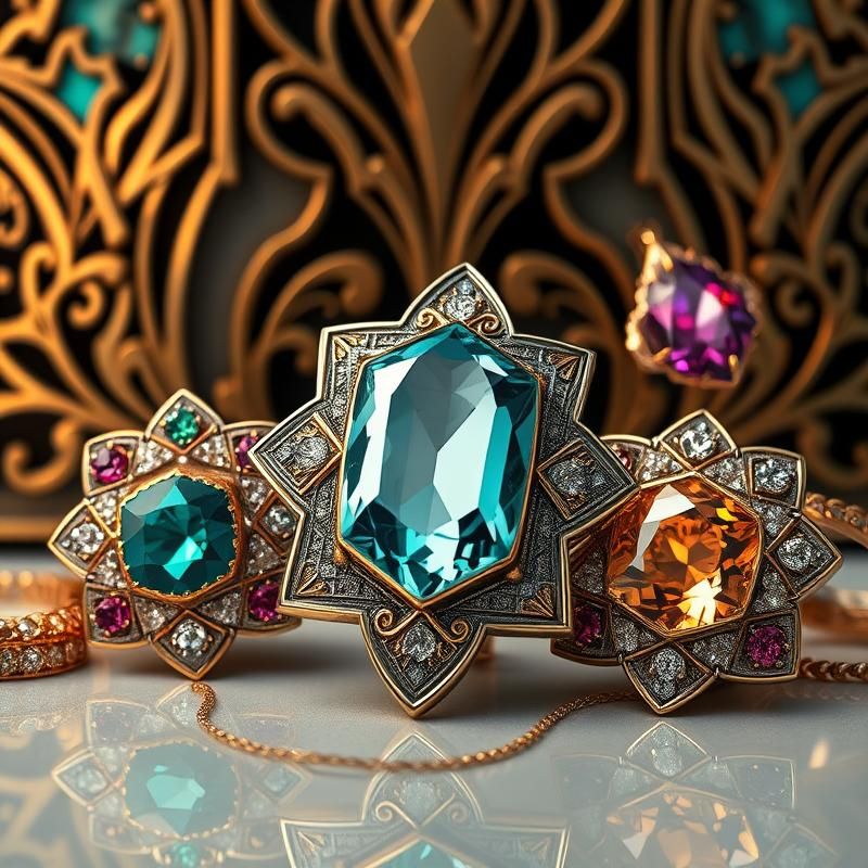 art deco style AI art
