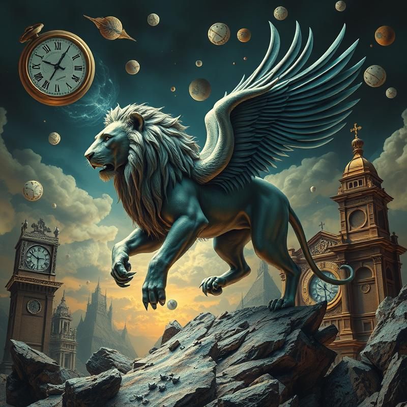 surrealism style AI art