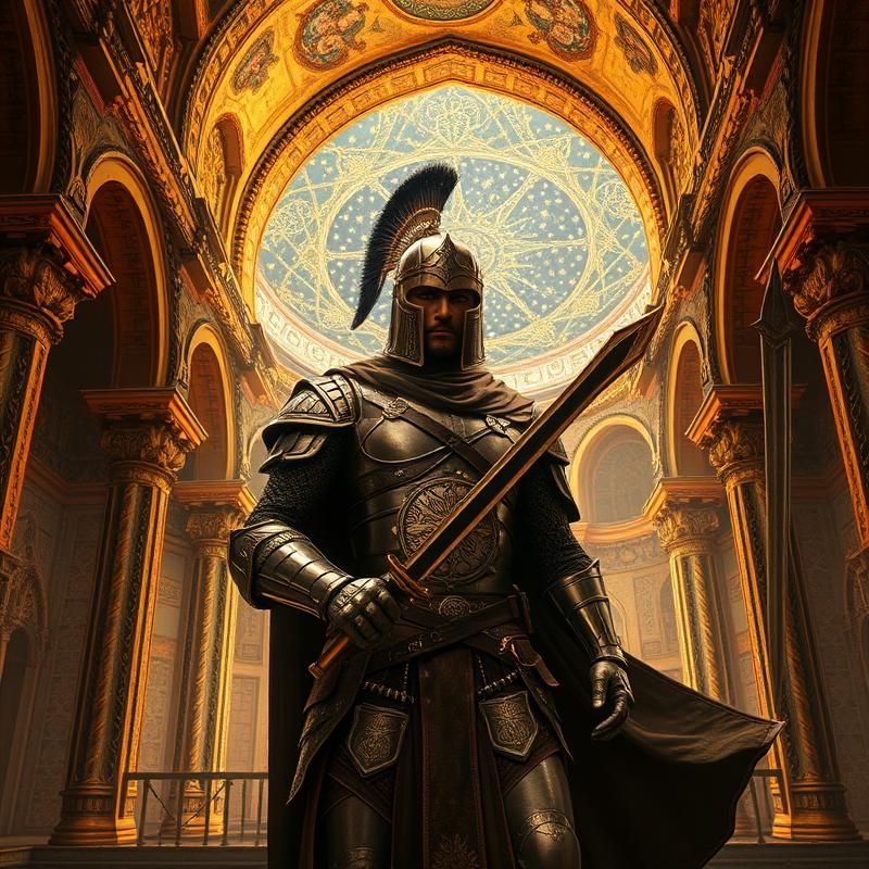 byzantine style AI art