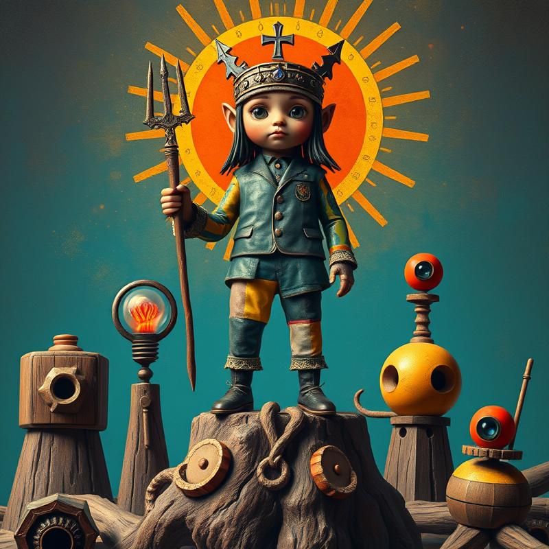 outsider art style AI art