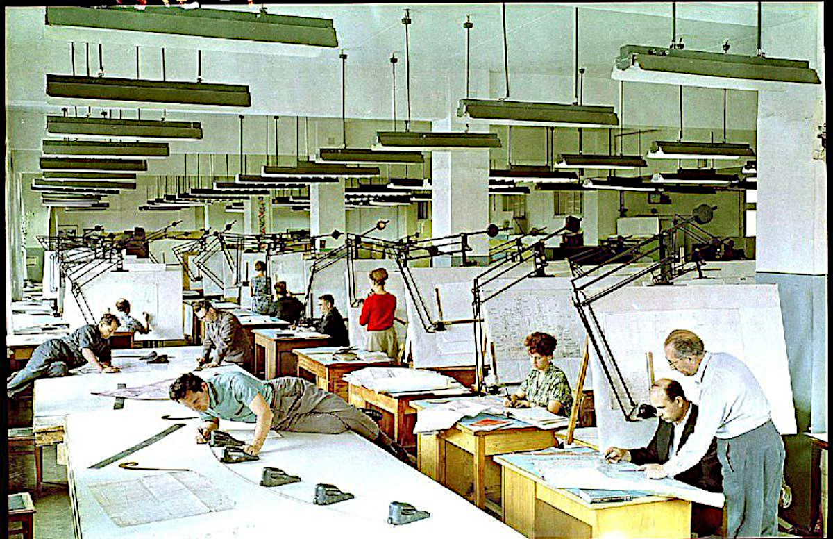 Проектное бюро за работой, 1960-е.jpg