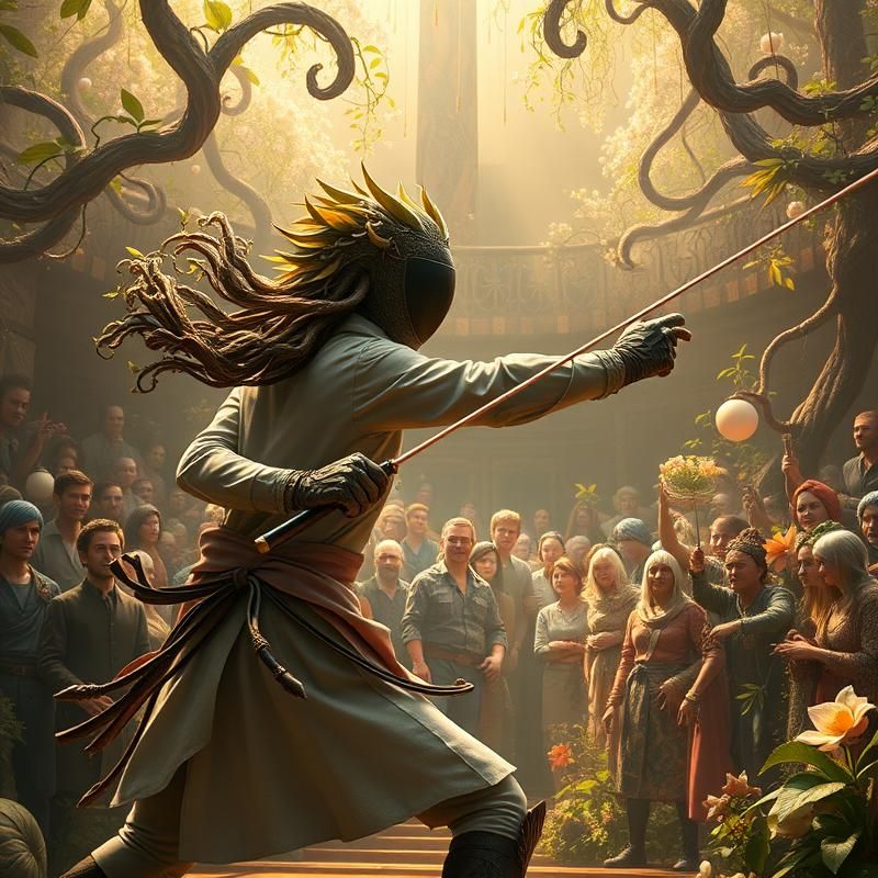 organic style AI art