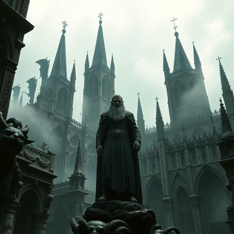 gothic style AI art