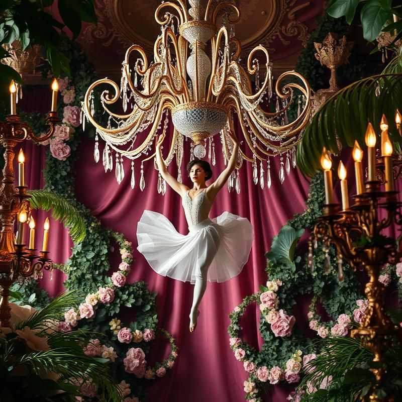 rococo style AI art
