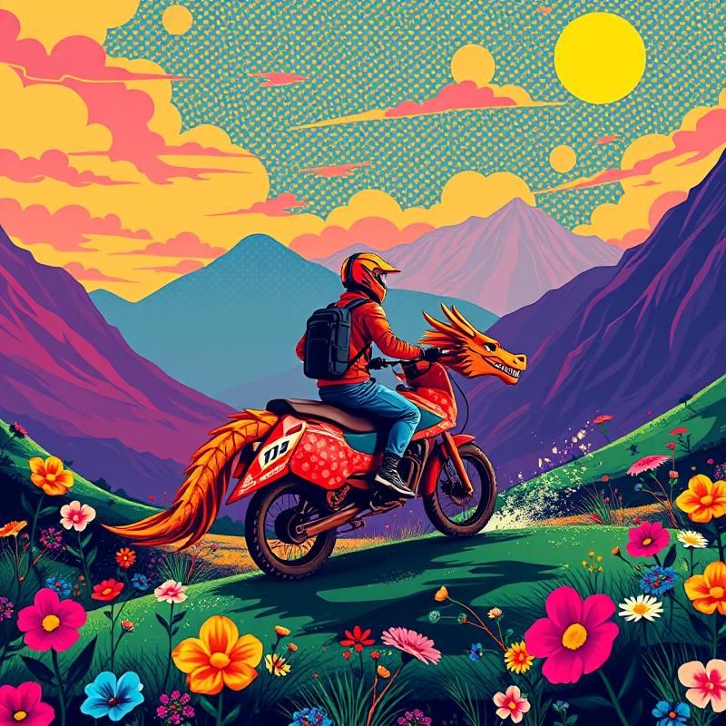 pop art style AI art