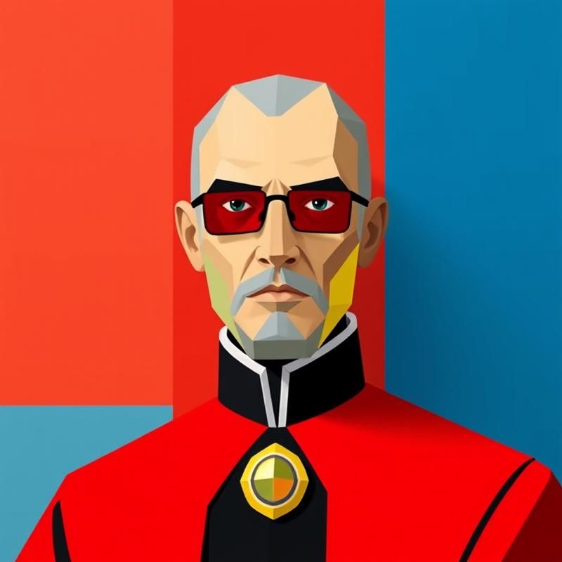 de stijl style AI art