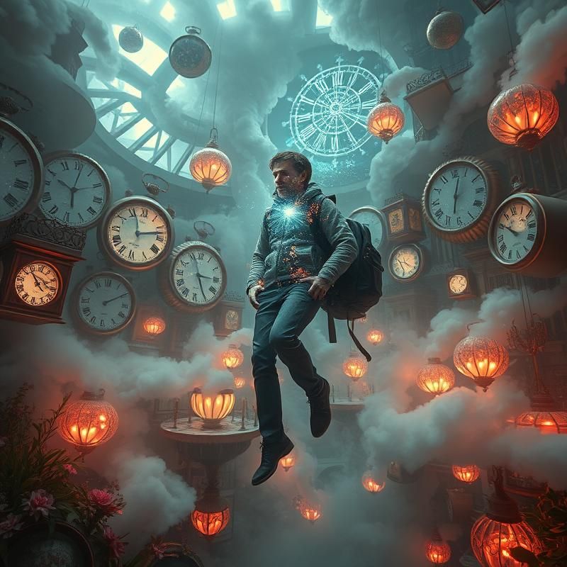 surrealism style AI art