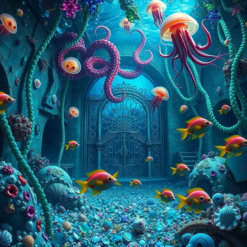 pop surrealism style AI art