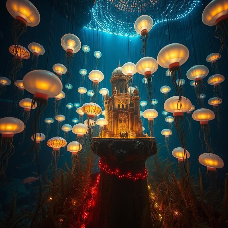 installation art style AI art
