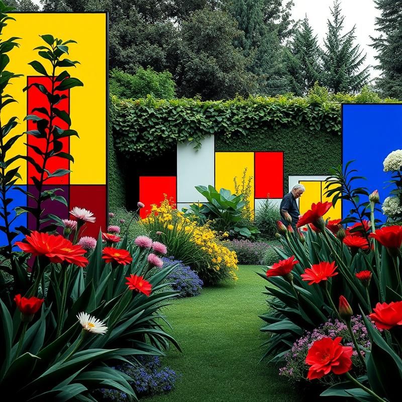 de stijl style AI art