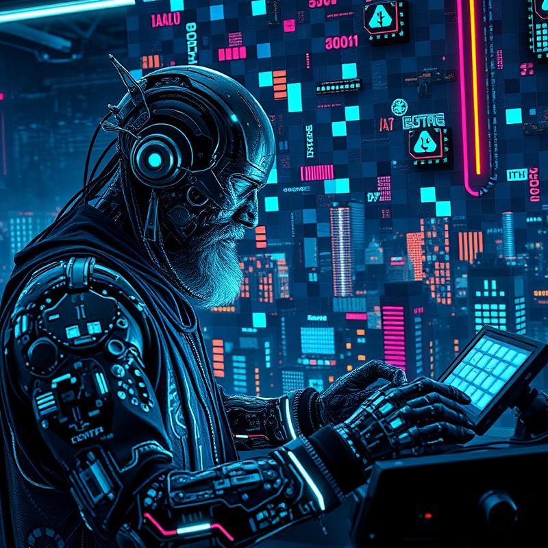sci-fi art style AI art