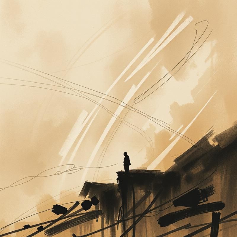 charcoal drawing style AI art