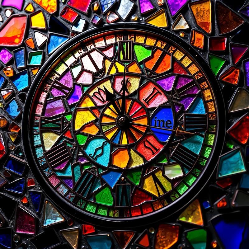 stained glass style AI art
