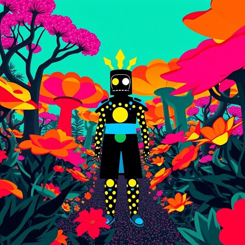 pop art style AI art