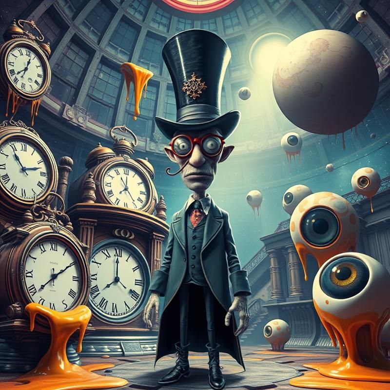 pop surrealism style AI art